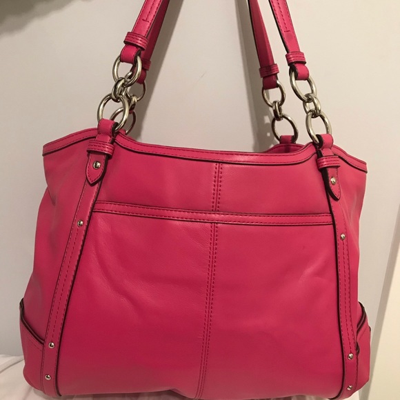 Pink Coach Purse - Picture 3 of 4